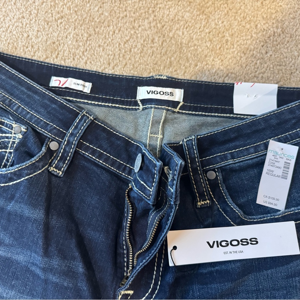Soho Women's Indigo Boot Cut Jeans